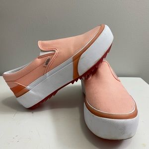 Vans classic slip-on stacked platform sneakers